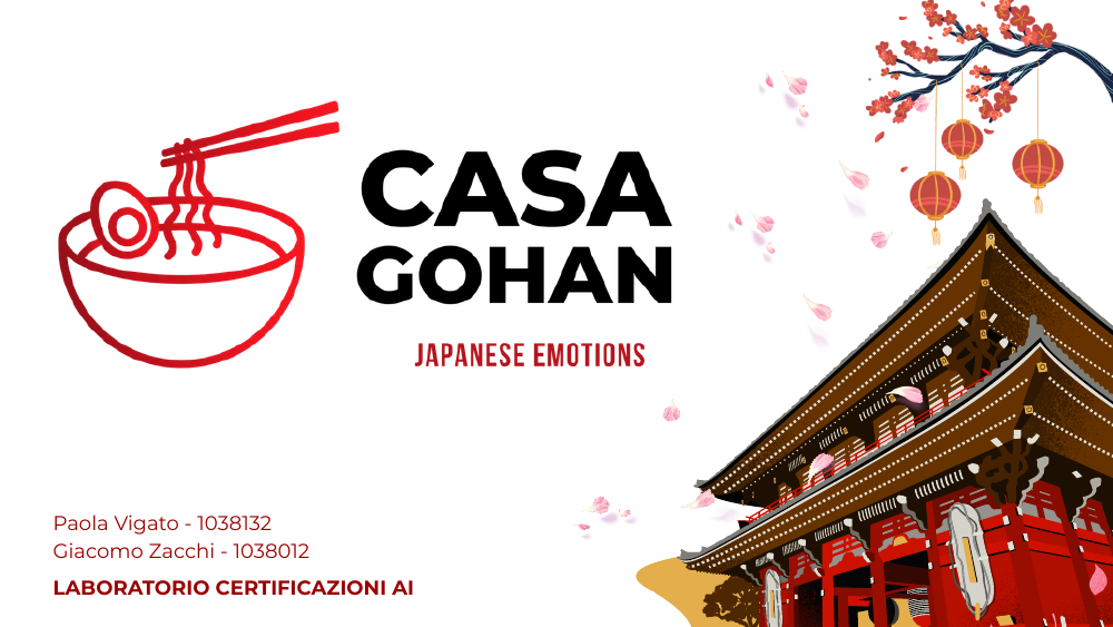 Prima slide della presentazione Casa Gohan